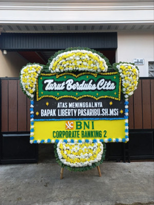 Papan Bunga Duka di Jati Utomo