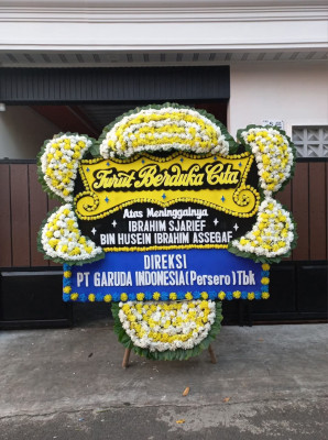 Papan Bunga Duka di Jati Utomo