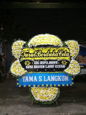 Papan Bunga Duka di Jati Utomo