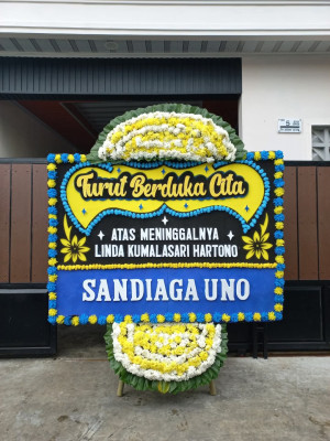 Papan Bunga Duka di Jati Utomo