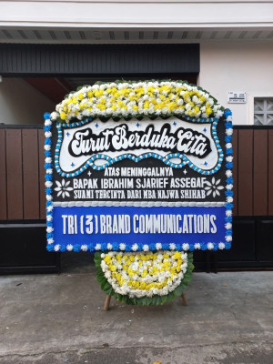 Papan Bunga Duka di Jati Utomo